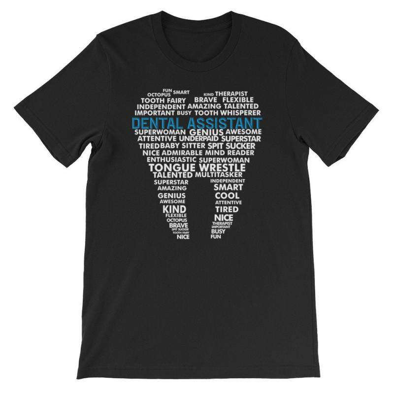 Zahnarzthelferin T-Shirt | Dental Geschenk Zahnarzt-T-Shirts Cooles T-Shirts Student-T-Shirt von EastWestTeez