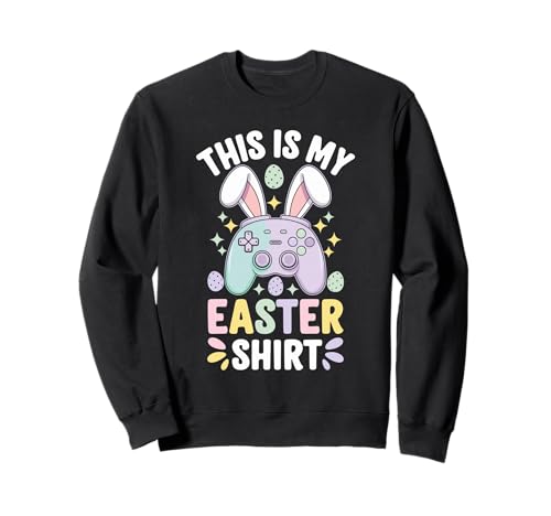 Das ist Mein Ostershirt, Videospiel Bunny Eggs Gamer, Spaß für Kinder Sweatshirt Das ist Mein Ostershirt, Videospiel Bunny Eggs Gamer, Spaß für Kinder Sweatshirt von Easter Gamer Bunny Youth Fun Family