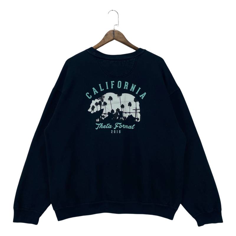 Vintage Thefa Formelle Ucla Sweatshirt Rundhals Kappa Alpha Theta Schwarz Pullover Größe Xl von EasternGarment