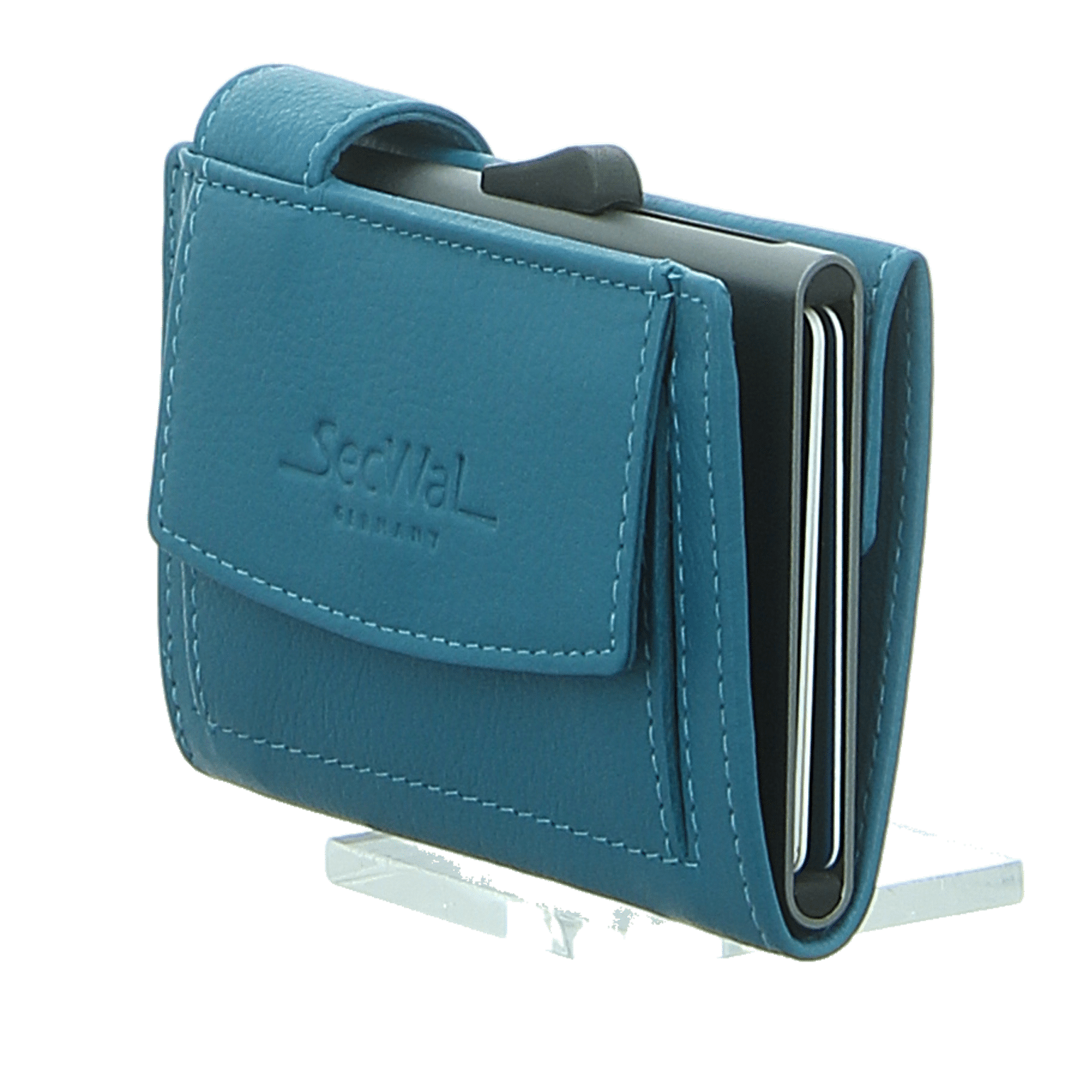 Eastline - Kartenetui mit Geldbeutel Dk türkis von Eastline