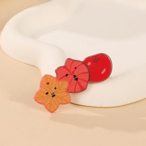 1 Stück Blatt Spleißen Farbe Haar griffe Neue niedliche große Acryl Haars pangen Damen Hai Clip Ein-Wort-Bangs Clip Haarschmuck von Eastocos