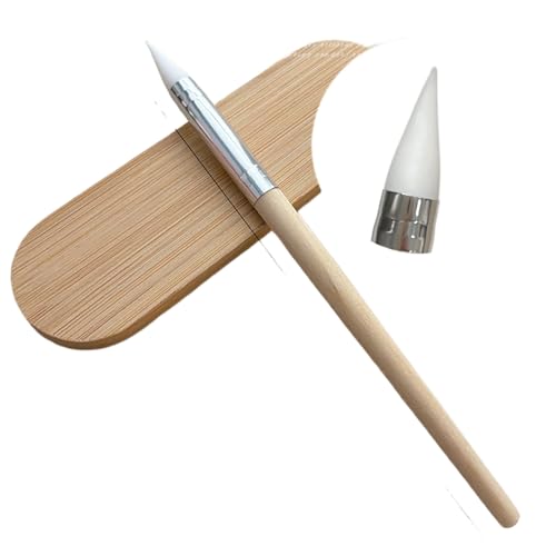 1 Stück Nail Art Skulptur Stift Silikon Nagel werkzeuge Nagel kunst Silikon Pinsel für Design Nagel schnitzerei Zeichnung Form-Effekt von Eastocos