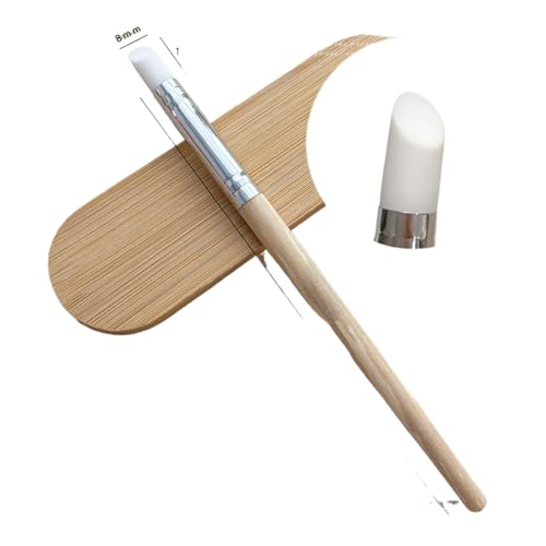 1 Stück Nail Art Skulptur Stift Silikon Nagel werkzeuge Nagel kunst Silikon Pinsel für Design Nagel schnitzerei Zeichnung Form-Effekt von Eastocos