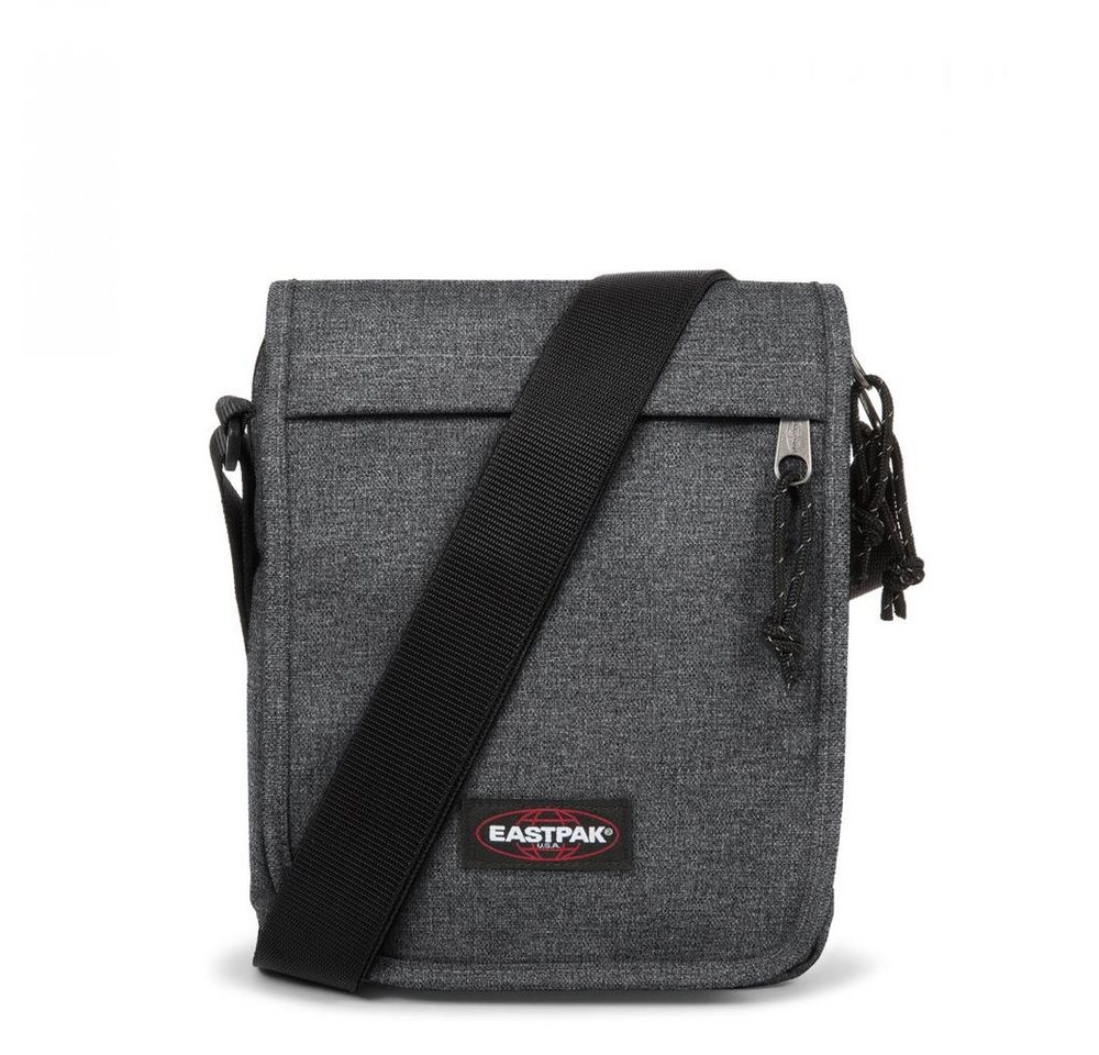 Eastpak Umhängetasche FLEX Black Denim, mit Reißverschluss, Schwarz, Schultertasche, mit Schultergurt von Eastpak