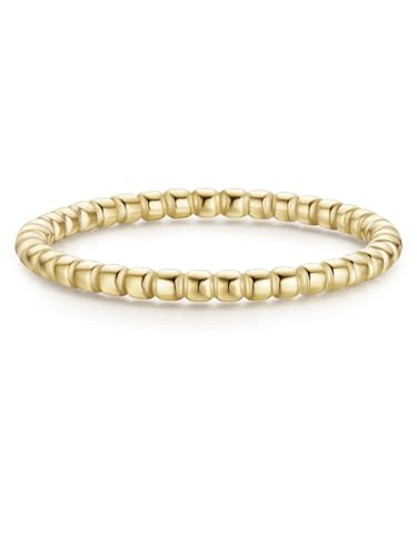 Eastside Damen Ring aus Edelstahl gelbvergoldet 14 Karat Bandring Edelstahlring Stapelring gemustert Eastside Damen Ring aus Edelstahl gelbvergoldet 14 Karat Bandring Edelstahlring Stapelring gemustert von Eastside