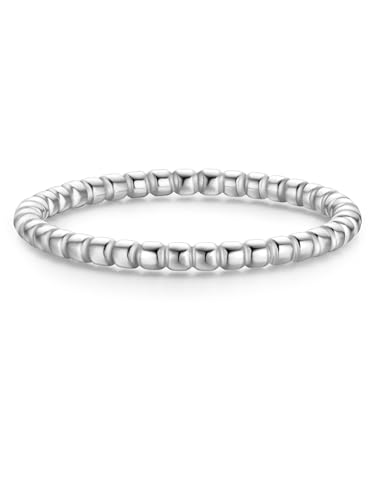 Eastside Damen Ring aus Edelstahl silber Bandring Edelstahlring Stapelring gemustert Eastside Damen Ring aus Edelstahl silber Bandring Edelstahlring Stapelring gemustert von Eastside