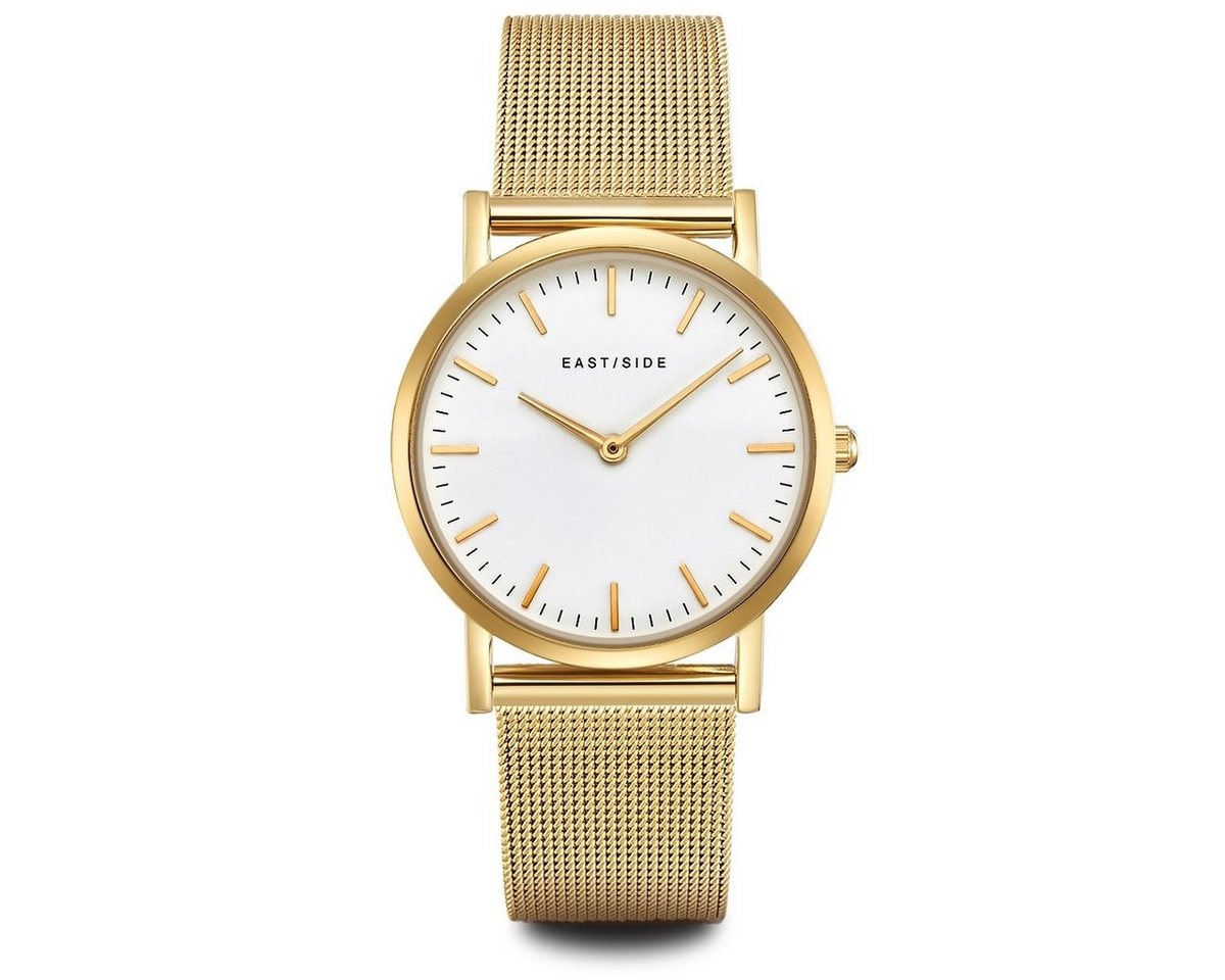 Eastside Quarzuhr Cassina gelbgold, mit Edelstahl-Armband von Eastside