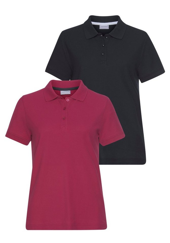 Eastwind Poloshirt (Packung, 2-tlg., 2er-Pack) Kurzarm, figurumschmeichelnder Schnitt, Polokragen von Eastwind