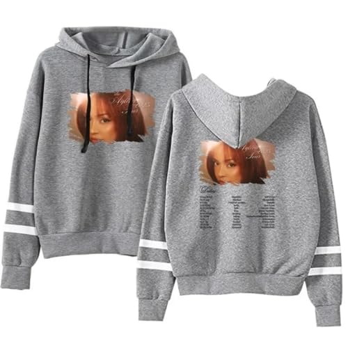Ayliva 2025 Tour Merch Kapuzenpullover Unisex Hip-Hop Bedruckt Pullover Ohne Taschen Harajuku Mode Langärmeliges Kleidungsstück-Grey||m von Easwisa