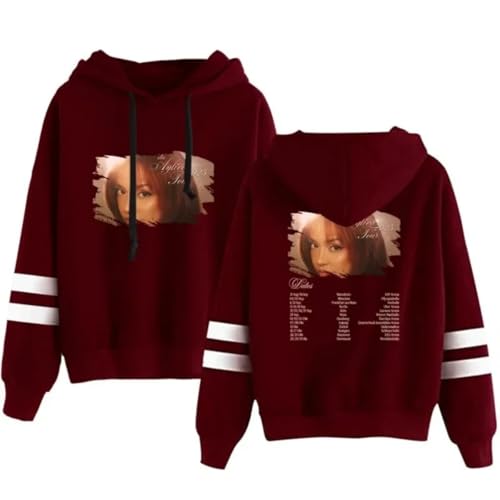 Ayliva 2025 Tour Merch Kapuzenpullover Unisex Hip-Hop Bedruckt Pullover Ohne Taschen Harajuku Mode Langärmeliges Kleidungsstück-Red||s von Easwisa