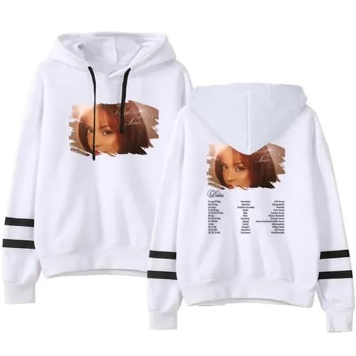 Ayliva 2025 Tour Merch Kapuzenpullover Unisex Hip-Hop Bedruckt Pullover Ohne Taschen Harajuku Mode Langärmeliges Kleidungsstück-White||s von Easwisa