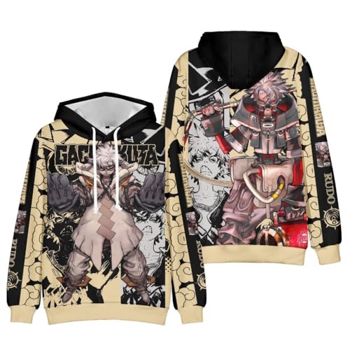 Easwisa Anime GACHIAKUTA 3D Merch Hoodie Mode Casual Langärmelige Sweater Hip Hop Straßenbekleidung Männer Und Frauen Harajuku Hoodie-A||m von Easwisa