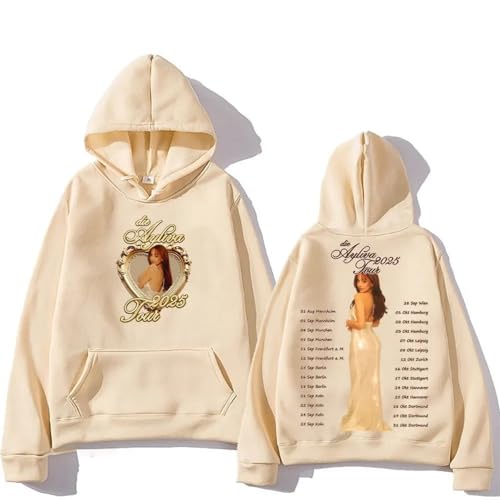 Easwisa Ayliva Tour Kapuzenpullover Herren/Damen Pullover Mode Retro Streetwear Herbst/Winter Unisex Langärmeliger Sweatshirt-Khaki||x_s von Easwisa