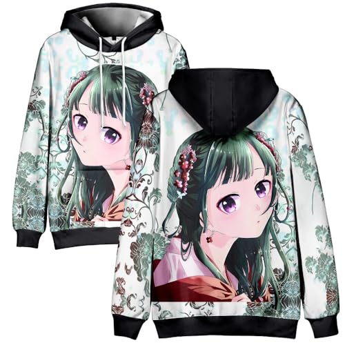 Easwisa Unisex-Kapuzenpulli The Apothecary Diaries Maomao 3D-Druck Muster Pullover Harajuku Hip Hop Langärmeliges Sweatshirt Cosplay Hoodie-J||4X_l von Easwisa