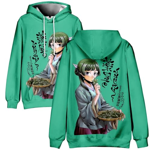 Easwisa Unisex-Kapuzenpulli The Apothecary Diaries Maomao 3D-Druck Muster Pullover Harajuku Hip Hop Langärmeliges Sweatshirt Cosplay Hoodie-J||4X_l von Easwisa