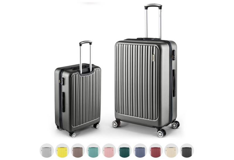 Easy Move Hartschalen-Trolley Leichter Rollkoffer ACE 026, Robuster Reisebegleiter aus ABS-Hartschale, 38L von Easy Move