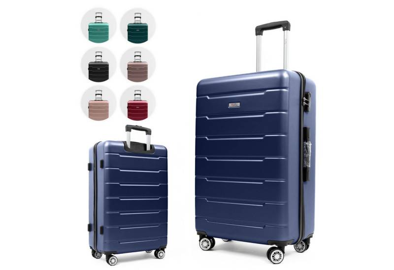 Easy Move Hartschalen-Trolley Leichter Rollkoffer YUG Reisekoffer, 4 Rollen, Robuster Reisebegleiter aus ABS-Hartschale, 54cm von Easy Move