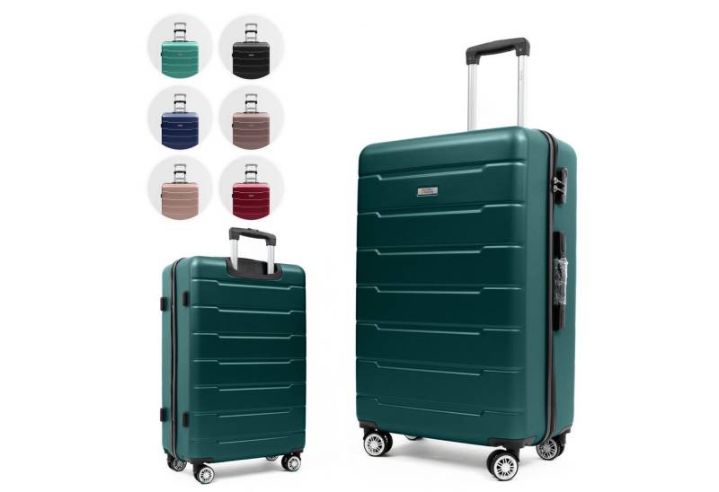 Easy Move Hartschalen-Trolley Leichter Rollkoffer YUG Reisekoffer, 4 Rollen, Robuster Reisebegleiter aus ABS-Hartschale, 54cm von Easy Move