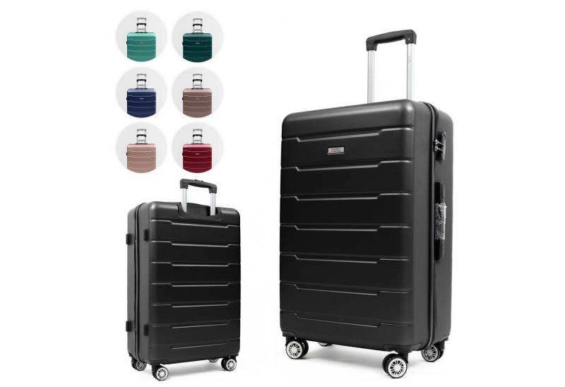 Easy Move Hartschalen-Trolley Leichter Rollkoffer YUG Reisekoffer, 4 Rollen, Robuster Reisebegleiter aus ABS-Hartschale, 54cm von Easy Move