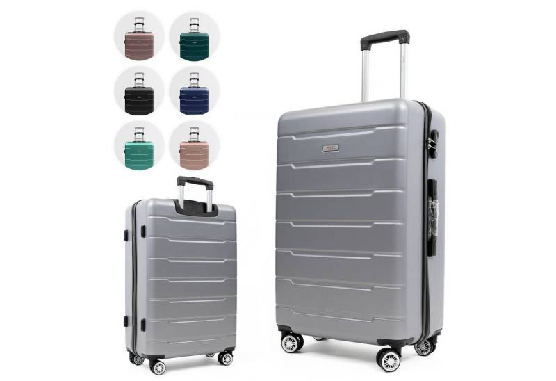 Easy Move Hartschalen-Trolley Leichter Rollkoffer YUG Reisekoffer, 4 Rollen, Robuster Reisebegleiter aus ABS-Hartschale, 54cm von Easy Move