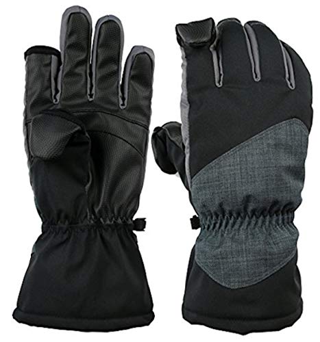 Easy Off Gloves Unisex Thermolite Fold Back Fingerspitzen-Handschuhe - mit Magnetverschluss - Wasserdicht und Winddicht zurück, ideal zum Skifahren, Angeln oder Fotografie. (Large EU 10) von Easy Off Gloves