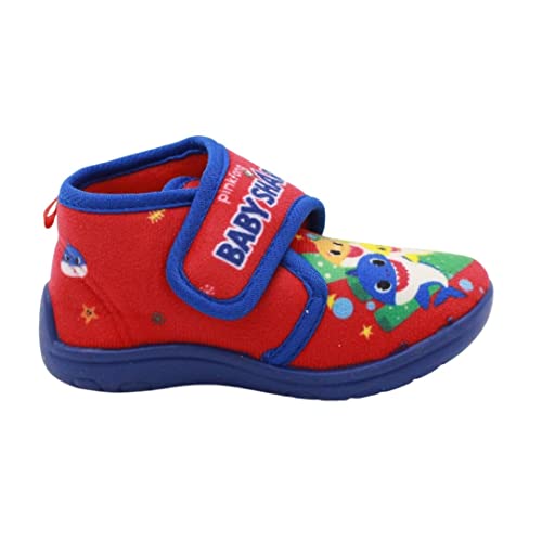 Geschlossene Pantoffeln rot Baby Shark, rot, 24 EU von Easy Shoes