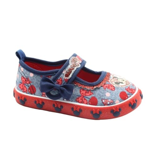 Schuh Ballerina Jeans Minnie Mouse, mehrfarbig, 23 EU von Easy Shoes