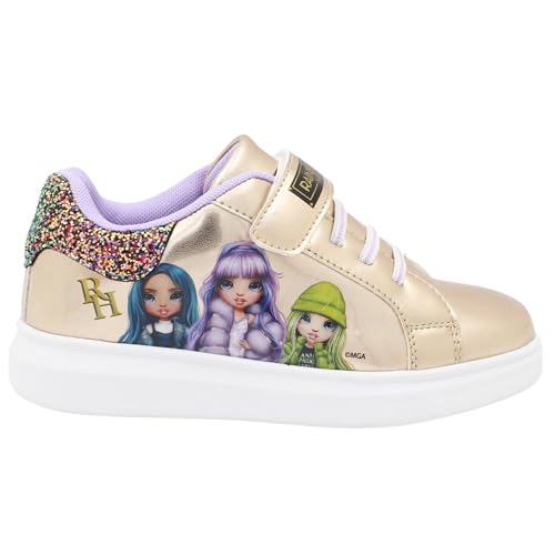 Sneakers Mädchen Rainbow High Platin, Platin, 28 EU von Easy Shoes