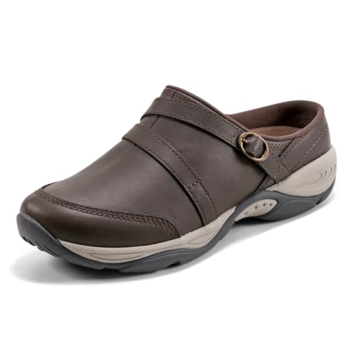 Easy Spirit Damen Clog, Braun, 9.5 X-Wide von Easy Spirit