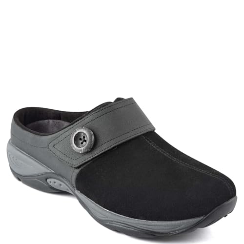 Easy Spirit Damen Edline Mule, Schwarzes Wildleder, 39.5 EU Easy Spirit Damen Edline Mule, Schwarzes Wildleder, 39.5 EU von Easy Spirit