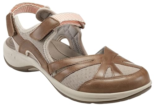Easy Spirit Damen Esplash Mary Jane Flat, Braun Multi Leder, 35.5 EU von Easy Spirit