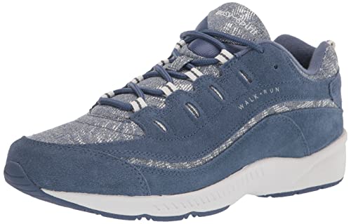 Easy Spirit Damen Geinee Ballerinas, Denim-Silber, 10 X-Wide von Easy Spirit