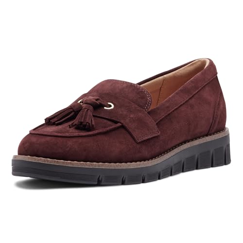 Easy Spirit Damen Loafer, Vino, 37.5 EU Weit von Easy Spirit