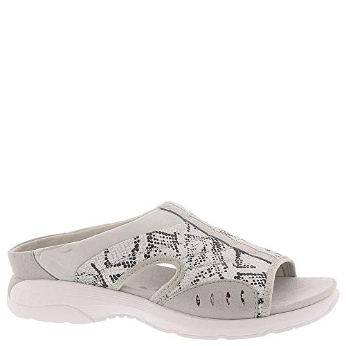Easy Spirit Damen Traciee2 Flache Sandale, Silber, 39 EU von Easy Spirit