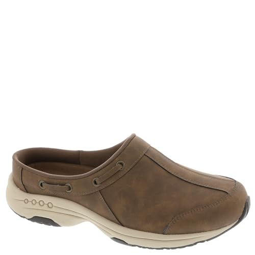 Easy Spirit Damen Travelport79 Clog, Hellbraun-Cognac, 7.5 X-Wide von Easy Spirit