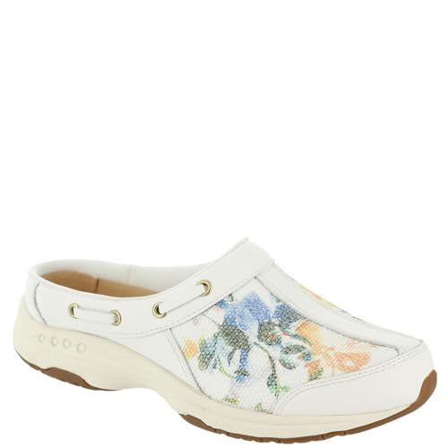 Easy Spirit Damen Travelport79 Clog, weiß-blumig, 8.5 X-Wide Easy Spirit Damen Travelport79 Clog, weiß-blumig, 8.5 X-Wide von Easy Spirit