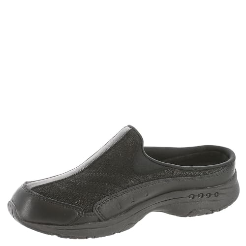 Easy Spirit Damen Traveltime234 Hausschuh, Black Black Leather, 39 EU von Easy Spirit