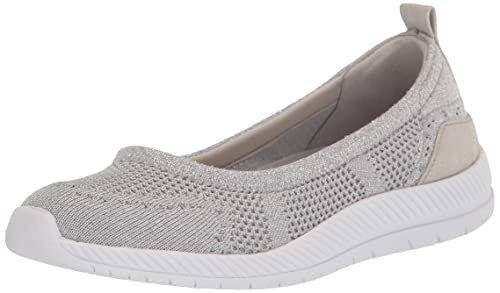 Easy Spirit Damen Seglitz2 Sneaker, Silberfarbener Strick, 37 EU von Easy Spirit