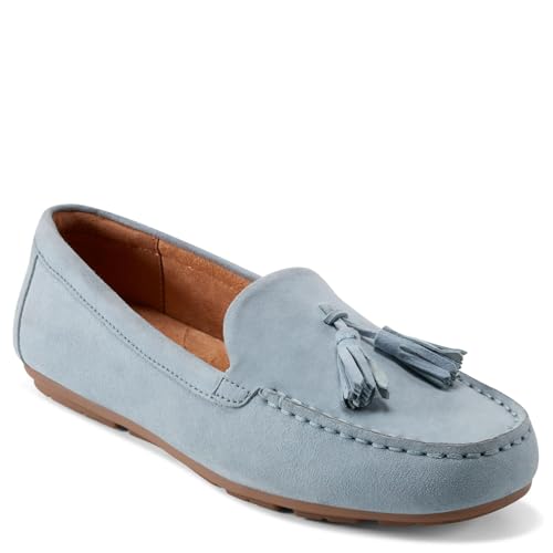 Easy Spirit Joandra Damen Slip On, Blaues Wildleder, 37.5 EU von Easy Spirit