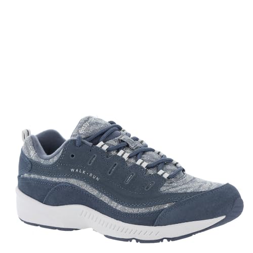 Easy Spirit Damen Romy23 Sneaker, Denim-Silber, 40 EU Weit von Easy Spirit