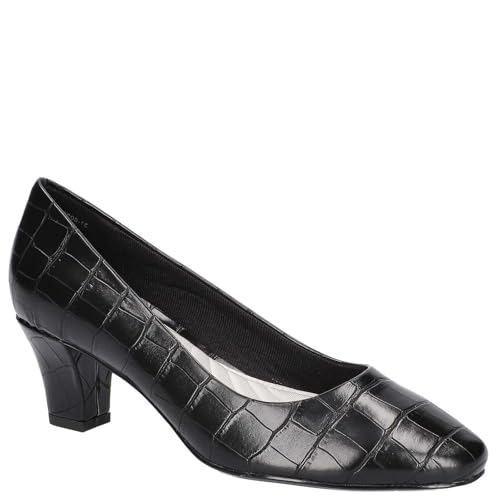 Easy Street Damen Ballari Pumps, Schwarz / Kroko-Design, 37.5 EU von Easy Street
