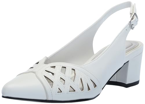 Easy Street Damen Bizzy Pumps, Weiss/opulenter Garten, 42.5 EU von Easy Street