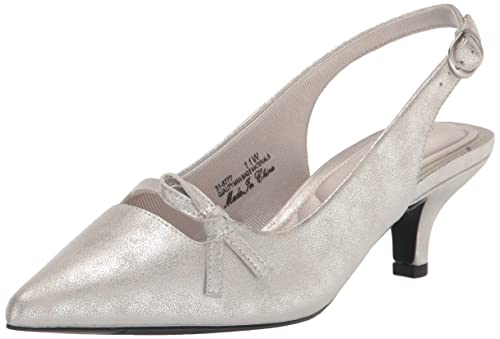 Easy Street Damen Emerin Pumps, Silberfarben metallisch, 38 EU von Easy Street