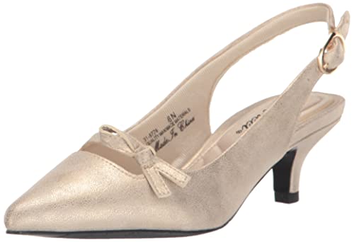 Easy Street Damen Emerin Pumps, Soft Gold Metallic, 40 EU X-Weit von Easy Street