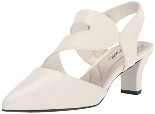 Easy Street Damen Entice Pumps, Weiss/opulenter Garten, 38.5 EU Weit von Easy Street