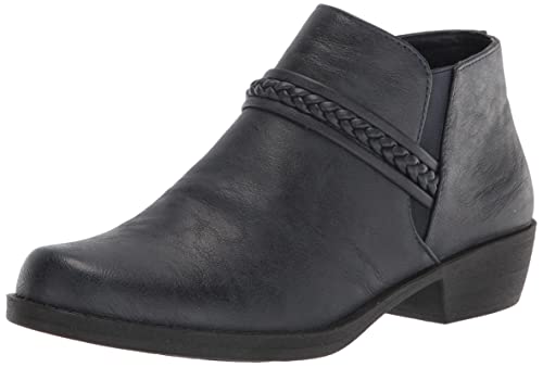 Easy Street Damen Jalia Stiefeletten und Booties, Marineblau/Gore, 38.5 EU Weit von Easy Street