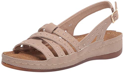 Easy Street Damen Slingback Sandale, Natur, 39.5 EU von Easy Street