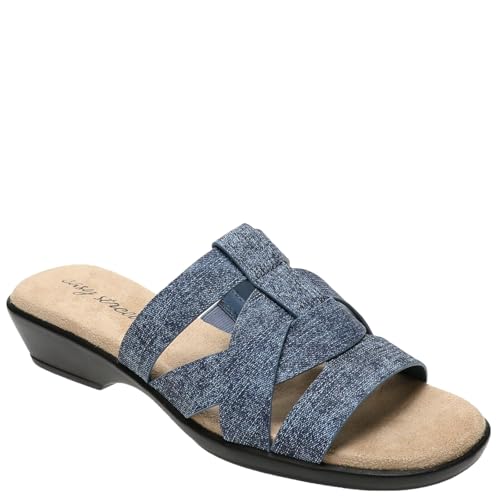Easy Street Damen Lakeport Slide Sandale, Denim, 39.5 EU von Easy Street