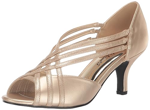 Easy Street Damen Oceana Pumps, metallic-goldfarben, 36 EU von Easy Street