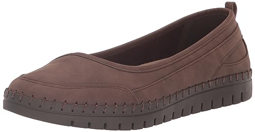 Easy Street Damen Poe Ballerinas, Braun, 38 EU X-Weit von Easy Street